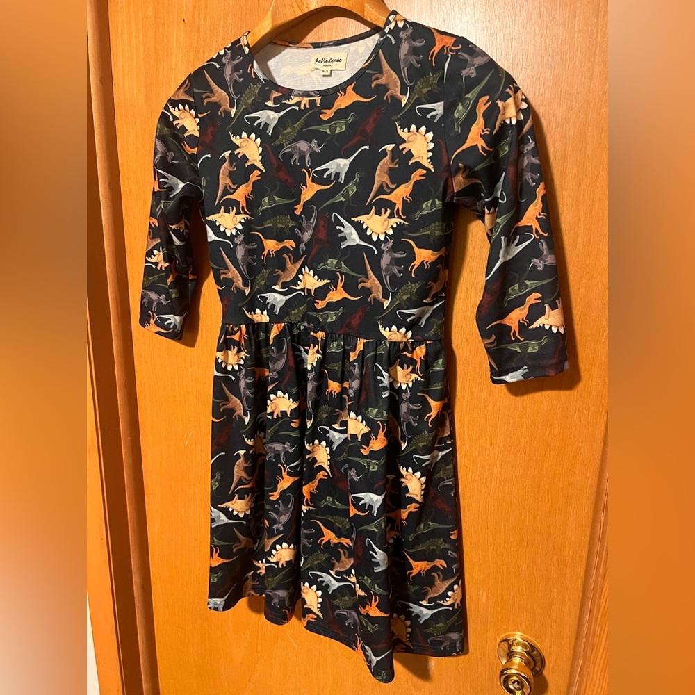 LaVie Lente Dino-mite Skater Dress Size M/L